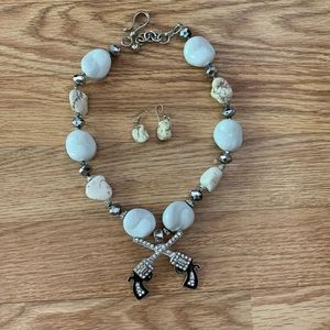 Country Necklace and Earrings